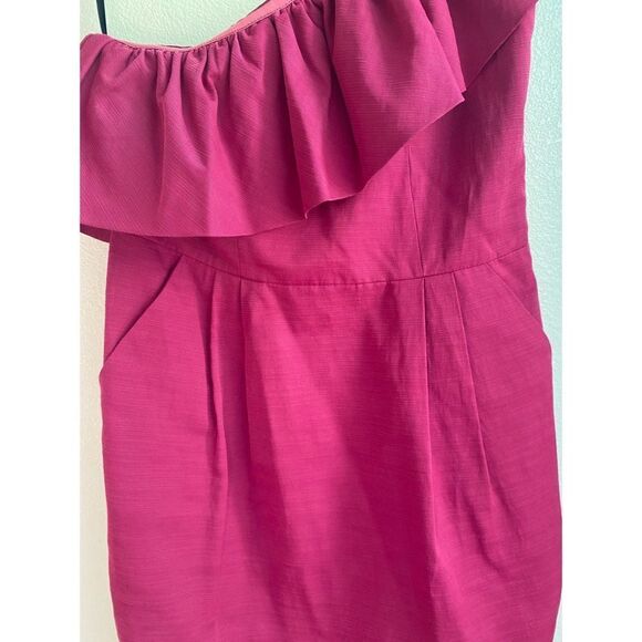 ⭐️Very J | One Shoulder Ruffle Dress with Pockets, Size M - Picture 3 of 13
